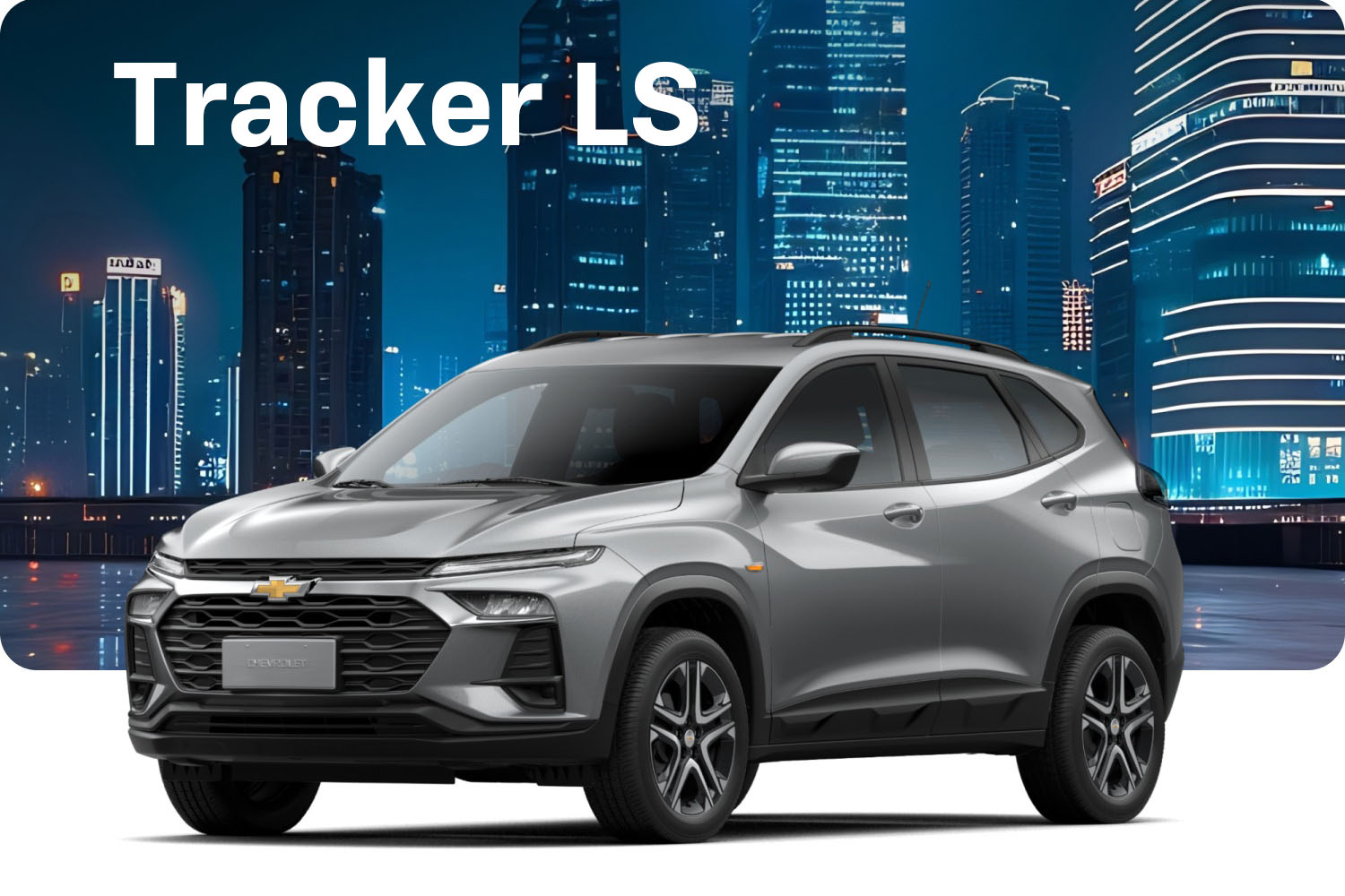 Tracker LS color gris frente a la ciudad