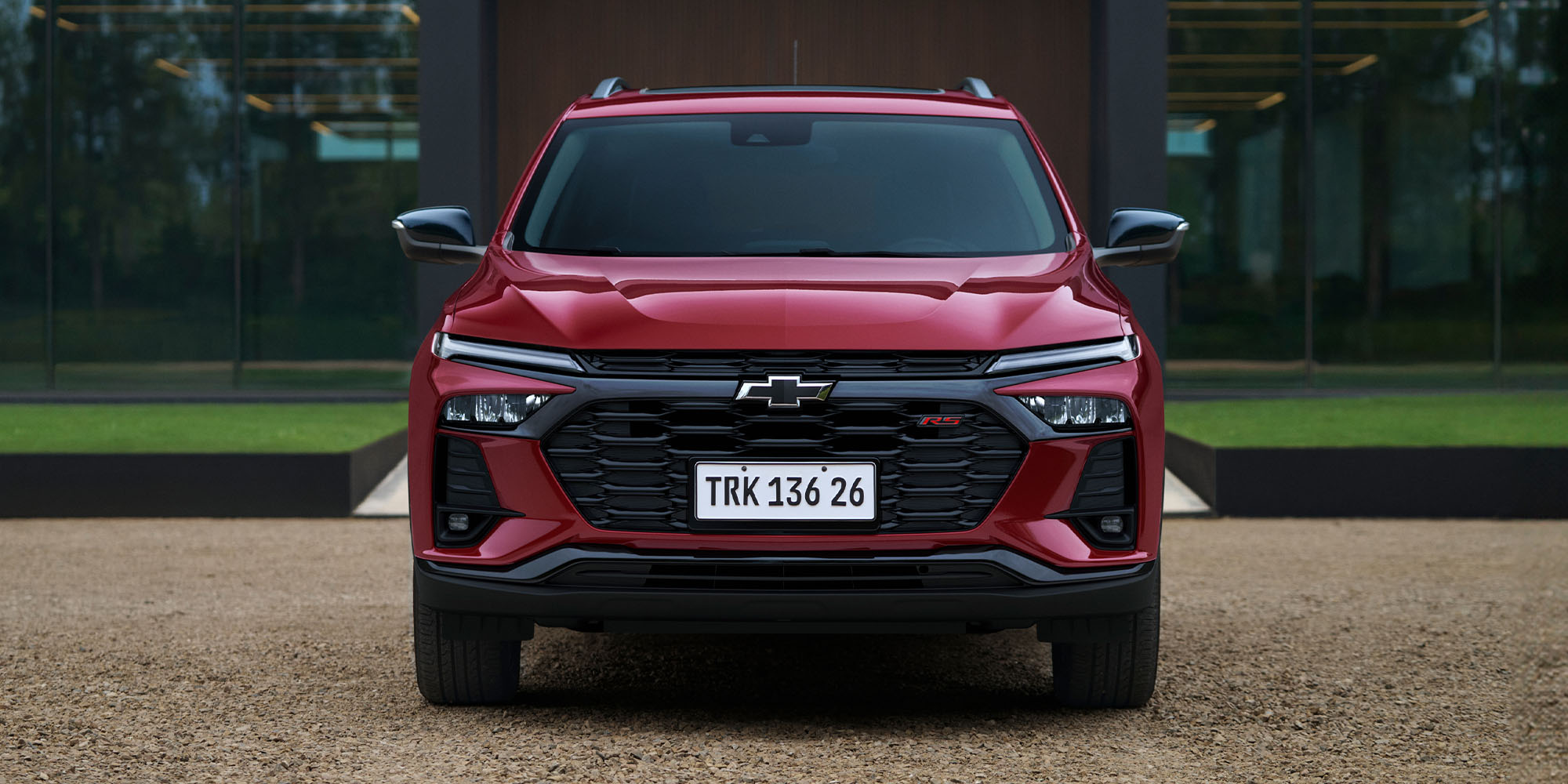 Vista frontal de la Chevrolet Tracker RS