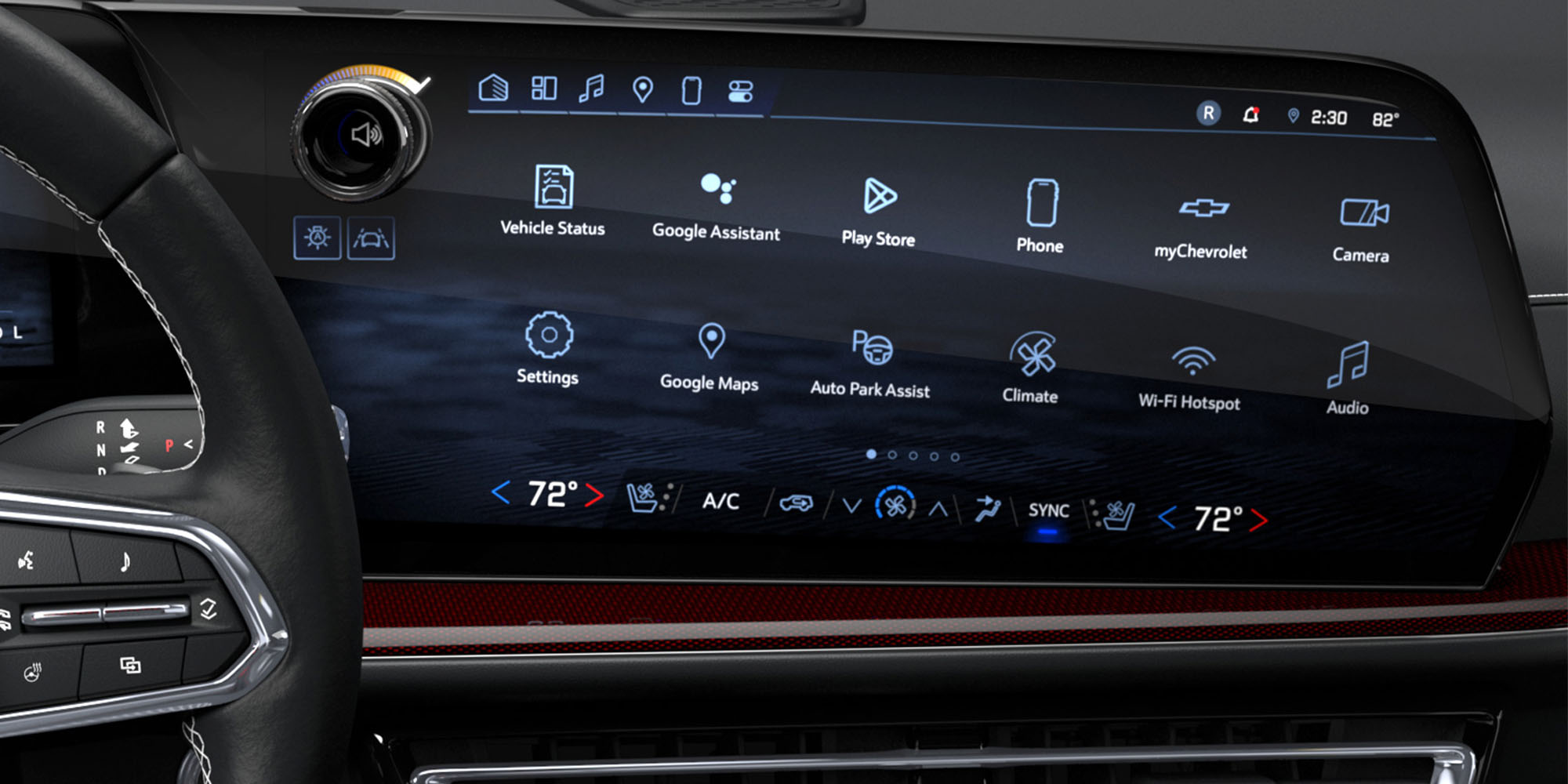 Pantalla táctil HD de 17.7 pulgadas Chevrolet Traverse Z71